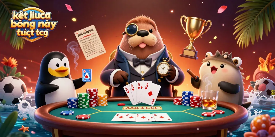 Experience the real-time results of football matches with kết quả bóng đá hôm nay trực tiếp at an immersive underwater poker scene.