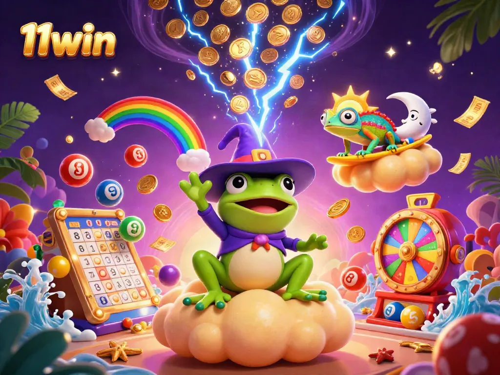 Experience winning excitement with 11win’s vibrant 3D casino scene full of dynamic elements.