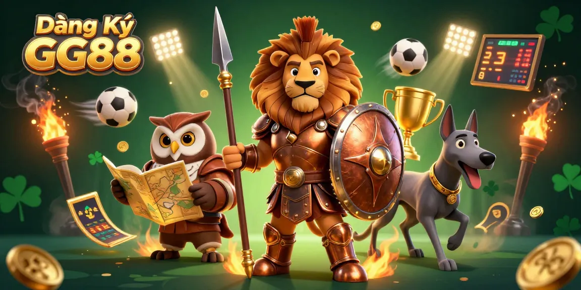 Engage with the excitement of Đăng Ký GG88 as you dive into thrilling betting with a unique 3D casino scene.