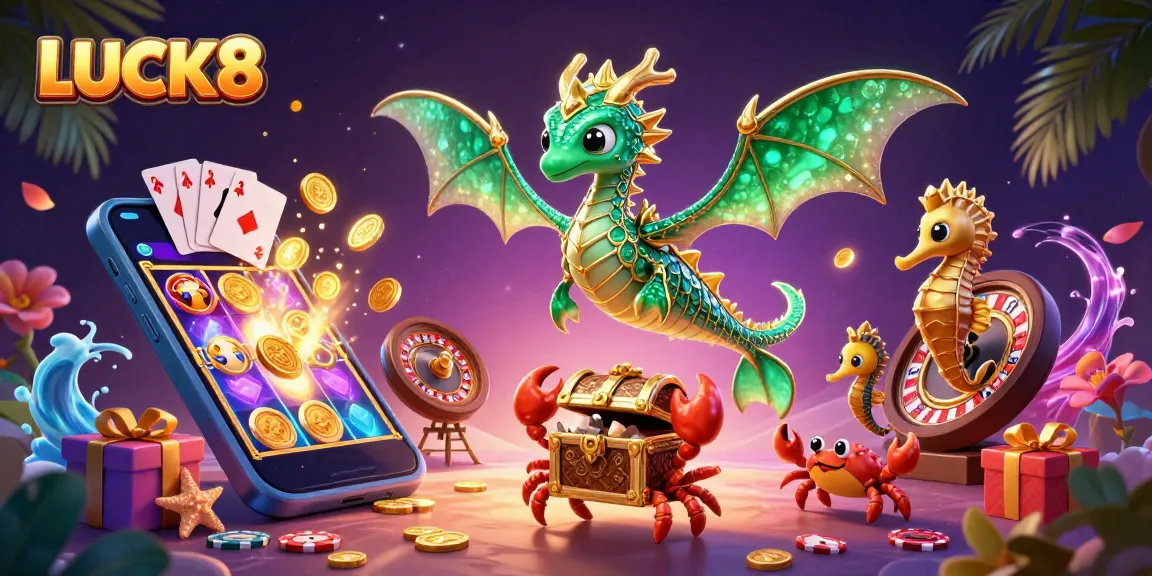 LUCK8 khám phá thế giới cá cược với rồng biển quý giá và kho báu phong phú