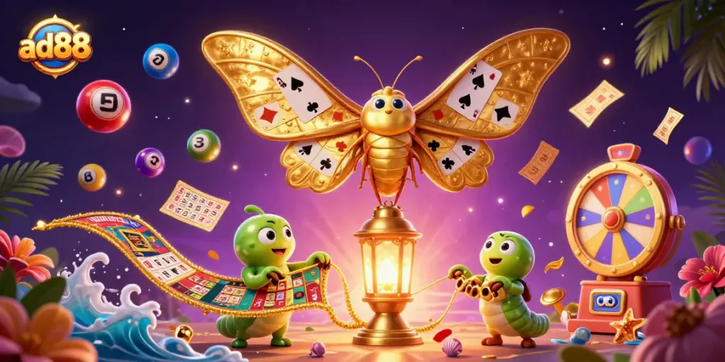 Engage with ad88's vibrant lottery experience featuring interactive and colorful game elements.