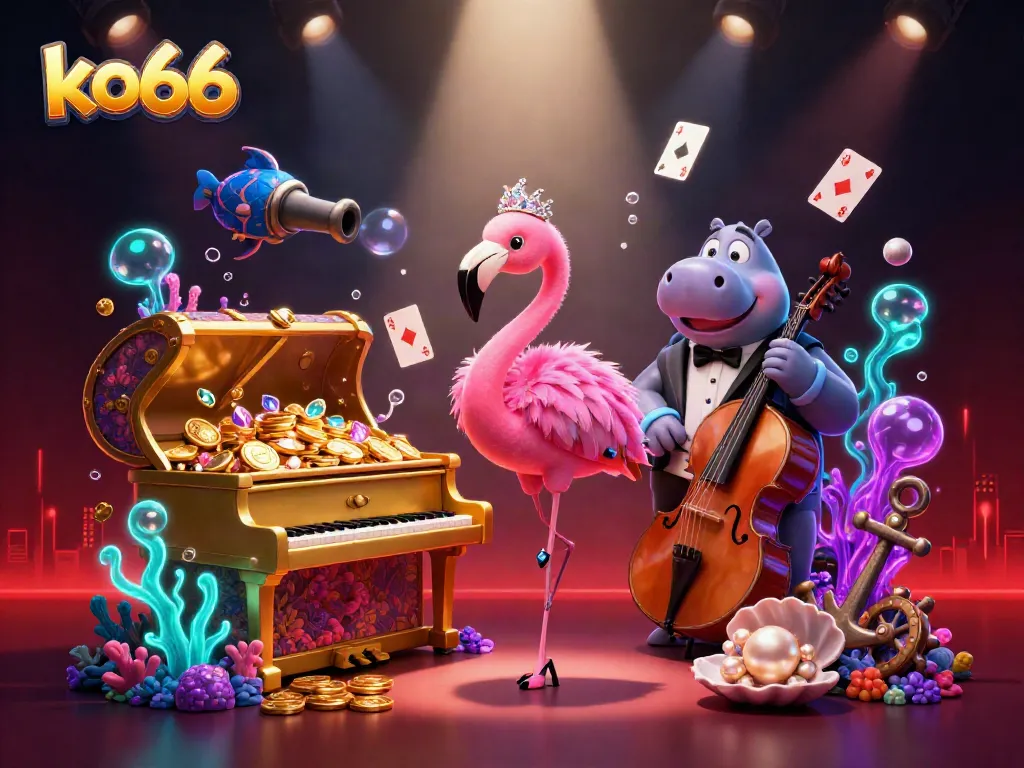 Experience the excitement of ko66 with engaging fun and vibrant casino-themed elements.