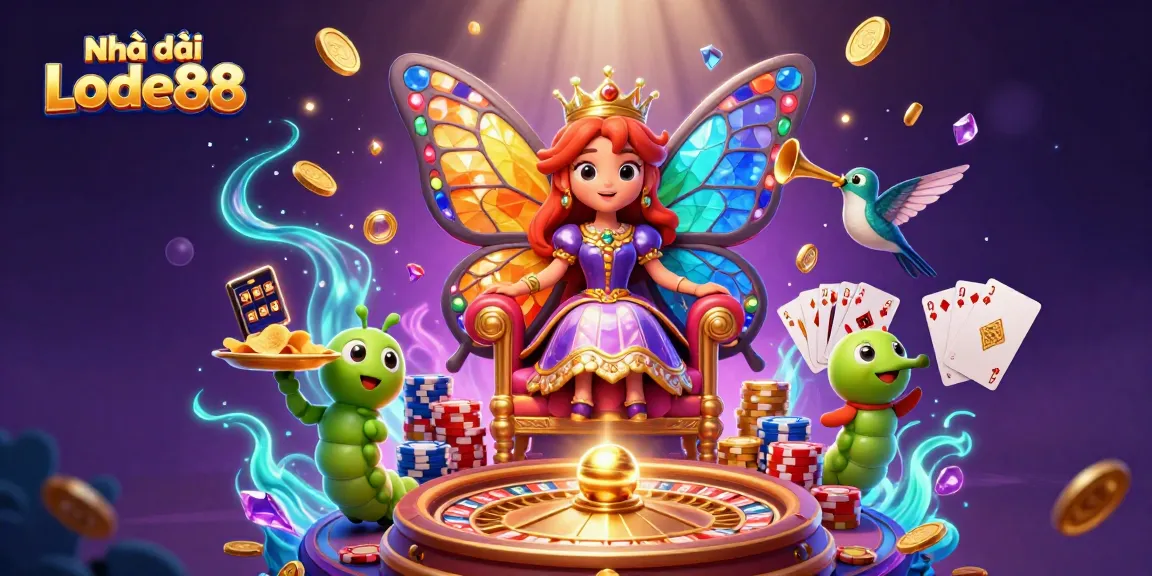 Enjoy thrilling slots and casino games with Nhà cái Lode88’s vibrant 3D illustration