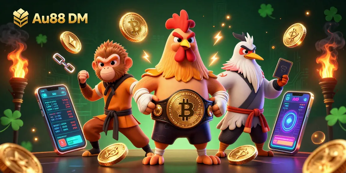 Play to win at Au88 DM with lively 3D characters and vibrant crypto elements.