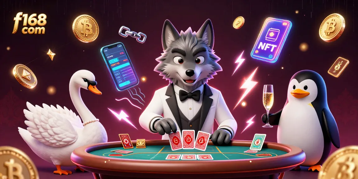 Join the fun at f168 com with baccarat, stylish characters, and vibrant casino elements.